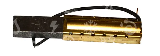 uhlík 6,3 x 11 x 32 mm, samostatný v pouzdru, AMETEK
